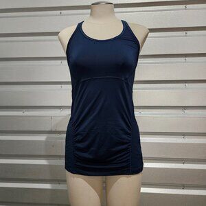 Athleta Blue Stealth Racerback Tank - Women S